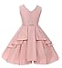 iGirlDress Little Girls Sleeveless V-Neckline Flower Girl Dress Size 4-16