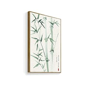 Framed Canvas Home Artwork Decoration Antique Plant Canvas Wall Art for Living Room, Bedroom - 24x36 inches