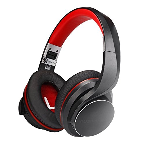 AUSDOM Wireless Headphones/Headset, Bluetooth Headphones Over Ear Foldable with Mic, Apt-X Low Latency, Bluetooth 4.2 Stereo Wired Mode, Fast Audio/LED Codec Indicator/Noise Isolating for TV/PC Gaming AUSDOM Wireless Headphones/Headset, Bluetooth Headphones Over Ear Foldable with Mic, Apt-X Low Latency, Bluetooth 4.2 Stereo Wired Mode, Fast Audio/LED Codec Indicator/Noise Isolating for TV/PC Gaming
