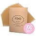 Parchment Paper Sheets For Baking - Reusable Unbleached Precut Parchment Paper Liners For 12 X 16 Cookie Sheets & Pans - Best For Non-Stick Baking - 100 Sheets