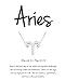 Cyberny Aries Necklace for Women, 18