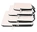 Bagail 4 Set/6 Set Compression Packing Cubes Travel Expandable Packing Organizers(Cream,4 Set)