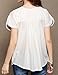 AsherFashion Colorful Flowers Embroidered Peasant Tops Mexican Blouse US 0-6