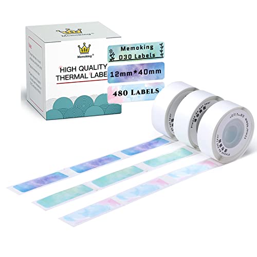 Label Makers Tape D30 Starry Sky Thermal Labels, SelfAdhesive
