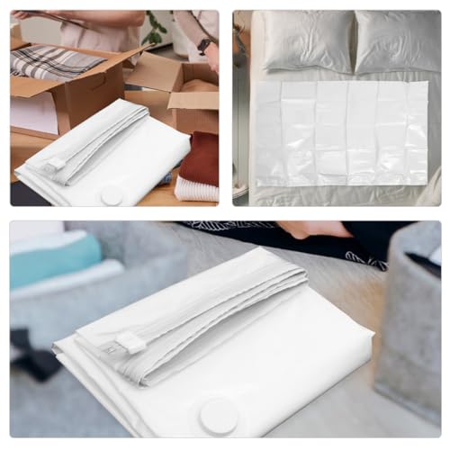 Vacuum Seal Mattress Bags 2pcs Large 180x100cm Thickened 12-micron Compression Storage Bags photo 12