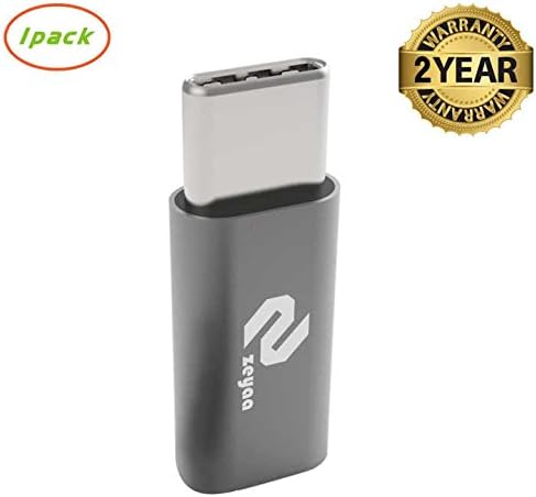 USB C Adapter,Zeyaa USB-C to Micro USB Adapter Micro USB Connector Type-C Adapter -Space Grey