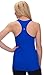 90 Degree By Reflex - Power Flex Racerback Tank Top - Royal Blue Small