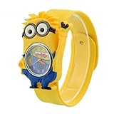 Kids Watch Despicable Me, Minion, Slap Watch, Girls, Boys Educational -Time Teacher (Minion Stuart)