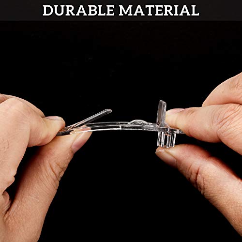 100 Pieces Plastic Locking Shelf Pins Locking Shelf Pegs SelfLocking