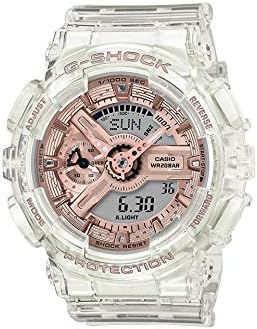 G-Shock Casio Women's Midsize Transparent Rose Gold Watch