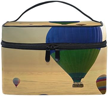 MaMacool Hot Air Balloon Cosmetic Bags for women Travel Makeup Toiletry Organizer Case