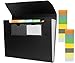 Premium Expandable File Folder-6 Pocket, Letter /A4 Size,water/tear Resistant-opaque
