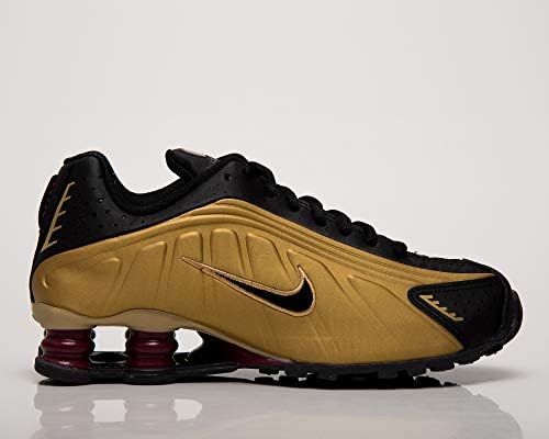 nike shox negro con dorado