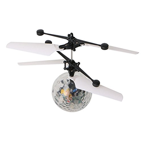 Amazingbuy - RC Flying Ball, Helicopter Ball with Rainbow Shinning LED Lights for Kids, Flying Toy for Boys and Girls - Thumbnail 7
