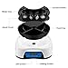 Pedy Automatic Cat Feeder 2 in 1, Dog Auto Feeder Pet Food Dispenser with Voice Recording and Timer Programmable Up to 4 Meal Trays for Dry and Wet Food