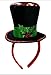 Mini Snowman Caroler Top Hat Headband Christmas Mistletoe Holly Berries Costume Black