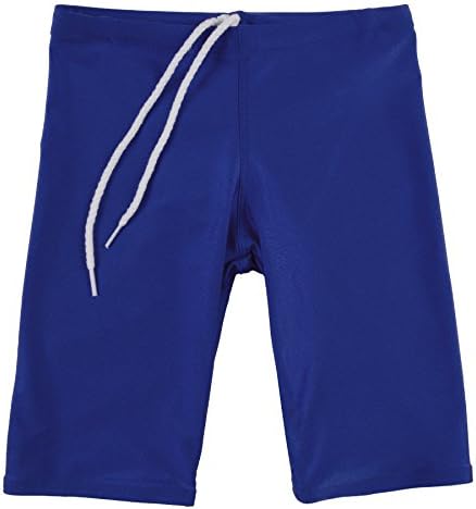 Boys Solid Jammer Swim Suit Size 4-14