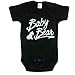 Texas Tees Black Baby Bear Bodysuit, Baby Bear T Shirt, Cute Outfits for Boys, Black 6-12 m