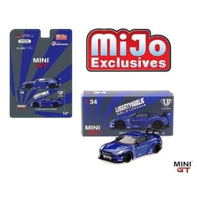 Mini GT Candy Blue Nissan Skyline GT-R R35 MGT00034 in Iceland at 