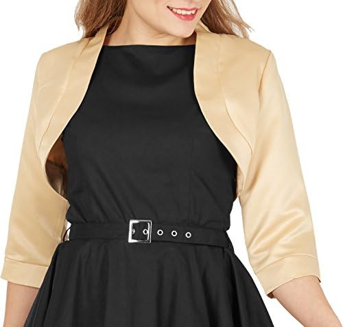 Satin Bolero Shrug - Half Sleeve