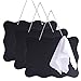 AUSTOR 3 Pack Chalkboard Sign 8x10 inch Double Sided Erasable Message Board with Hanging String and Cleaning Cloth for Wedding, Kitchen and Crafts