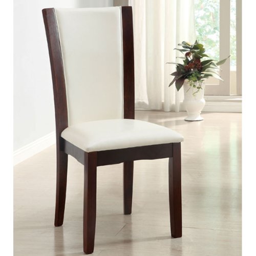 247SHOPATHOME Idf-3710RT-WH-5PC-Set Dining-Room-Sets, White