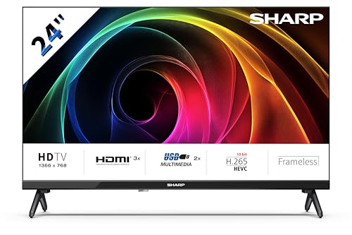 40HA1305E - NON-SMART 40" FHD, FRAMELESS, 60Hz, Sonido 2x8W, HDMIx3, USBx2, Colore nero