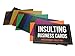 Offensive Business Cards, Full Color, Set of 50 with 10 Different Insults + 1 BONUS Card, Pranks and Jokes, Adults Only