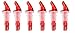 Bartender Gear Measured Pour Spouts for Half Gallon & 1.75 Liter Bottle Pourer - Auto-Measuring 1 oz (30 mL) Cork 25mm 6-pack