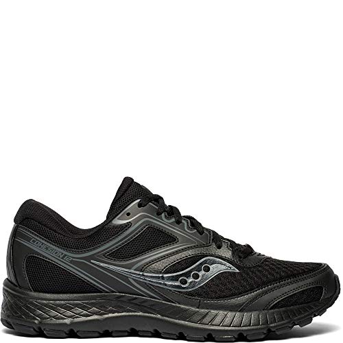 Saucony Men's VERSAFOAM Cohesion 12 Road Running Shoe, Black, M US