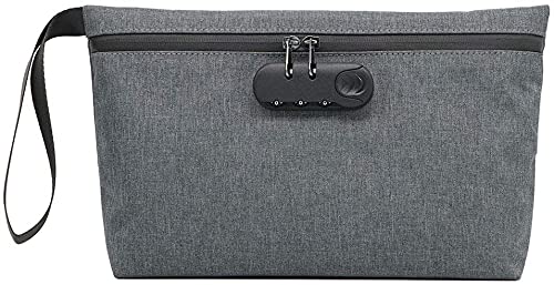 Smell Proof Container,Smell Proof Bags with Lock,Odor Proof Stash Case Container for Herbs with Password Lock,11×7.5×2.5inch