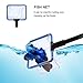 GreenJoy Aquarium Fish Tank Clean Kit Algae Scrapers Set 5 in 1 & Fish Tank Gravel Cleaner Siphon Vacuum for Water Changing and Sand Cleanerthumb 3