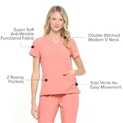 Dagacci Medical Uniform Women and Men Unisex 4-Way