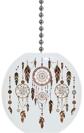 Dream Catchers Solid Ceramic Fan Pull