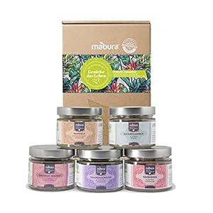 Mabura® Sueße Versuchung Geschenkset – Bio Feinkost Schokolade mit Nüssen & Früchten | Schoko Süßigkeiten als Geschenk…