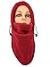 Novasport Women's Balaclava Hooded Face Mask Fleece (Red)