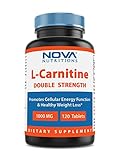 Nova Nutritions L-Carnitine 1000 mg 120 Tablets