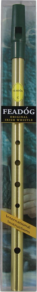 Feadog Whistles FW20A Brass C Whistle Pack