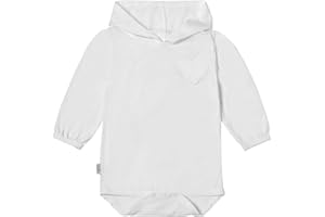 UV SKINZ Baby Girl Hooded Sunzie, UPF 50+ Protection – Comfortable Bamboo Knit