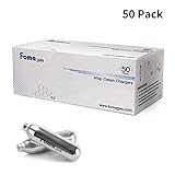 FOMAGAS Whipped Cream Chargers N2O Nitrous Oxide 8-Gram Cartridge for Whipper Whipped Cream Dispenser, 300 Pack