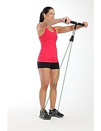 anazao Fitness Gear por AccuFitness multi-myo 17" 1-STRAP corto Travel Barra de banda de resistencia (para su uso con bandas de resistencia)