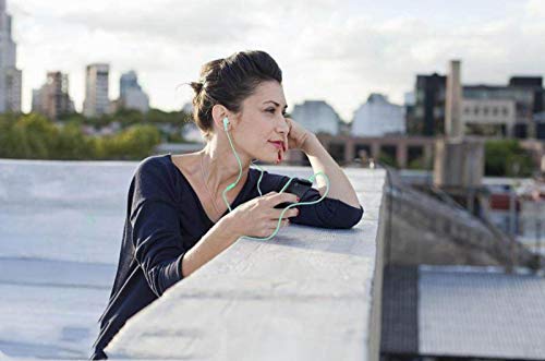 Earphones Headphones,2 Pack Earbuds Premium Hands-Free Noise Isolating in-Ear Earphones with Remote & Mic Compatible with Smartphone, MP3/MP4 Player, Tablet and All 3.5mm Audio Device (2-Pack, Green)