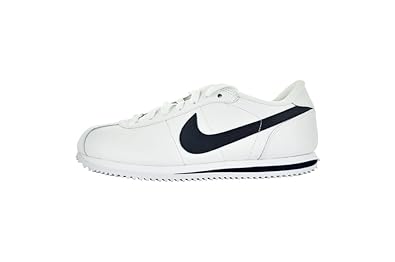 nike cortez white navy