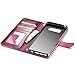 Galaxy Note 8 Case, K-Moze Galaxy Note 8 Wallet Case [4 Card Slots ] [Wrist Strap] [Stand Feature] PU Leather Flip Wallet Case Cover for Galaxy Note 8 - Wine Red