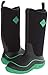 Muck Boots Hale Multi-Season Women's Rubber Boot, Black/Jade, 9 M US