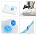 8 Packs Travel Vacuum Storage Bags, Portable Compressed Space Saver Bags Roll-Up Zipper Vacuum Bags