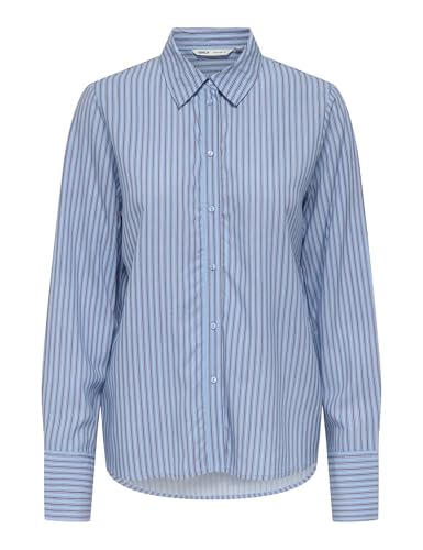 ONLY Onlberit Life L/S Camiseta WVN, Blue Bell, M