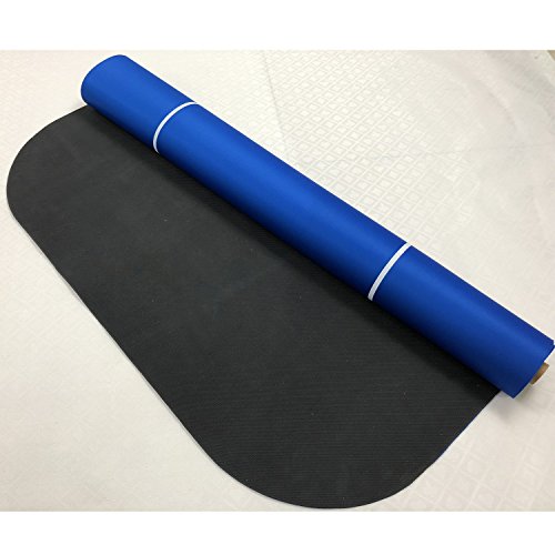 YH Poker 70" x 35" Portable Rectangle Sure Stick Rubber Foam Poker Table Top Layout Poker Mat (Blue)