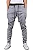 Mooncolour Mens New Arrival Casual Jogging Harem Pants, Light Gray, Large