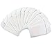 TKOnline 12 Pcs White Classical Heavy Duty Pocket Protectors for Pen Leaks School Hospital Office Supplies School Supplies,White Pen,Pocket Protector,Pocket Pen,Heavy Pen